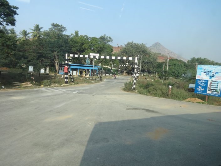 Passage routier de la voie de chemin de fer